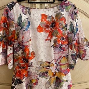 New Trina Turk floral dress size 4